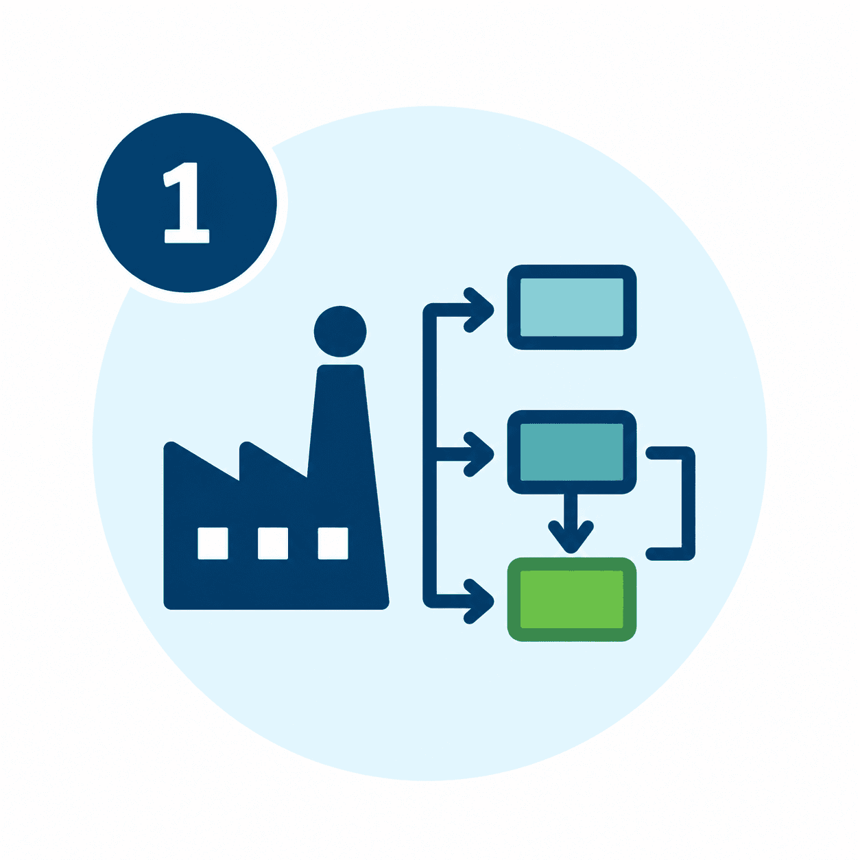 Process boundaries workflow icon
