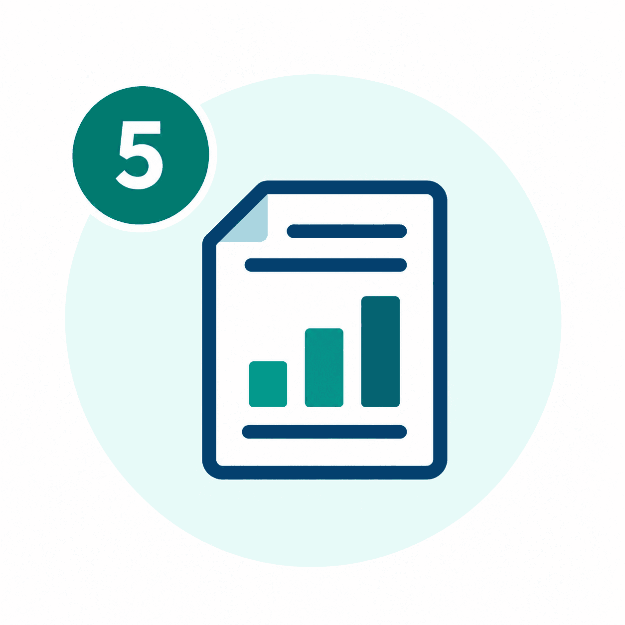 Reporting and documentation workflow icon
